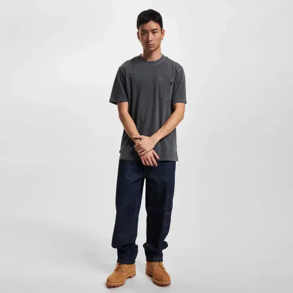 SS Merrymack Pocket Tee Siyah - S - Erkek