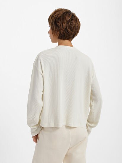 W WAFFLE L/S TEE Beyaz - S - Erkek