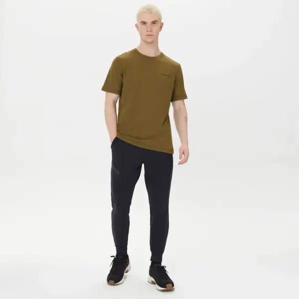 MOUNT JO WICKING SHORT SLEEVE TEE Yeşil - S - Erkek