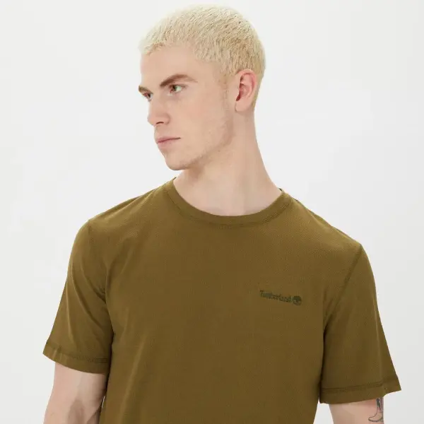 MOUNT JO WICKING SHORT SLEEVE TEE Yeşil - S - Erkek