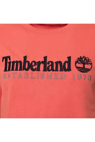 ESTABLISHED 1973 Embroidery Logo Tee kırmızı - XL - Erkek